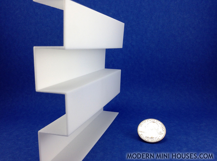 Zipper Room Divider 1:12 scale Bookshelf 3d printed 