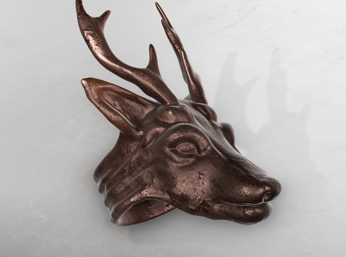 Deer by Metal 3d printed