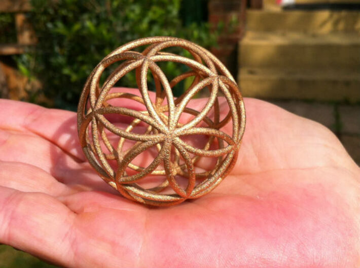 3D 200mm Orb of Life (3D Seed of Life) 3d printed 