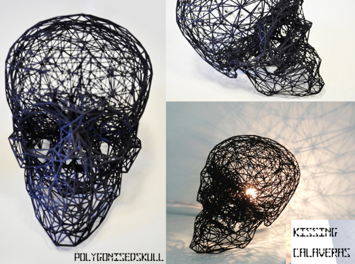 PolygonisedSkull 3d printed