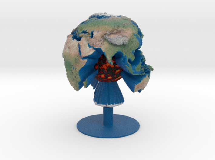 Magma Earth - 140mm 3d printed