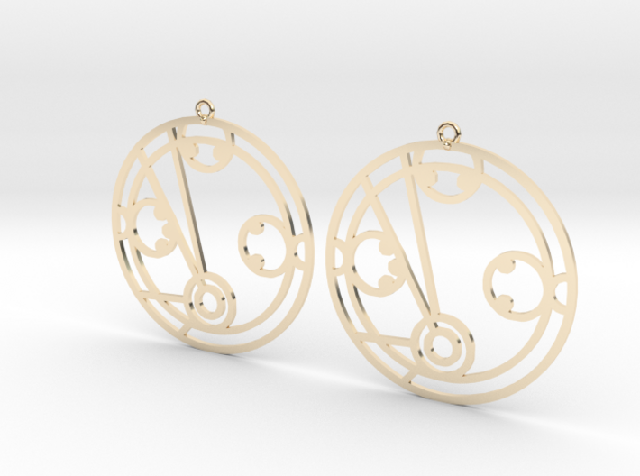 Mikayla - Earrings - Series 1 3d printed