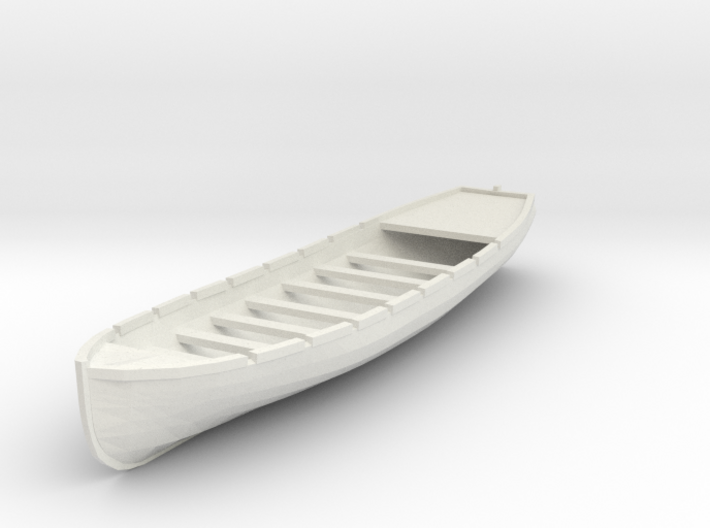 Osage/Neosho 28 ft Longboat. 1/4 Scale 3d printed