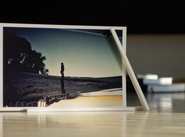 Photo Slide Stand for 4&quot;x6&quot; Images 3d printed