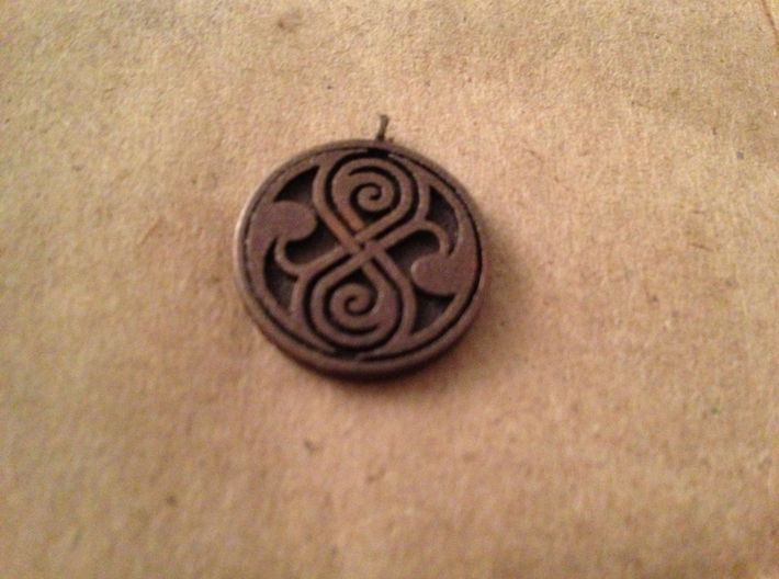 Rassilon pendant 3d printed