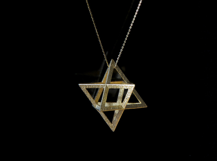 Double Tetrahedron, Merkabah 3d printed 