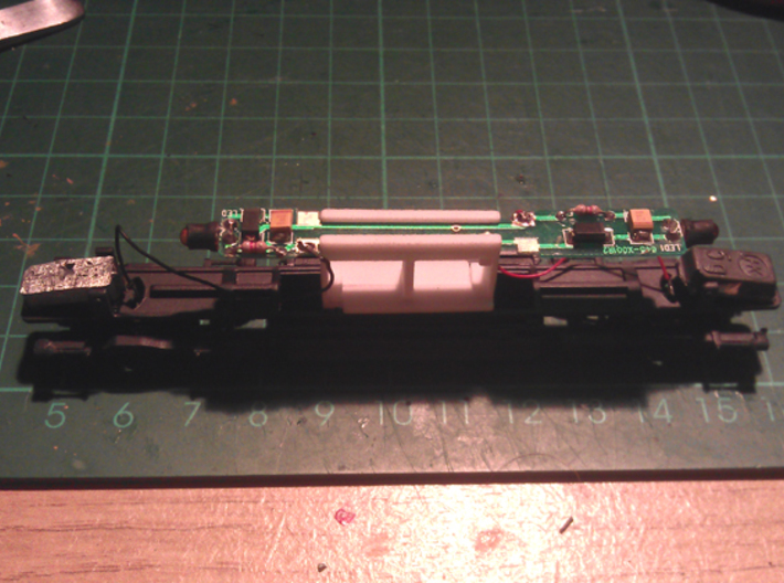Atlas Alco C-628 Dummy Chassis Kit - N Scale 1:160 3d printed Chassis, Trucks, Circuit Board Mount & Circuit Board