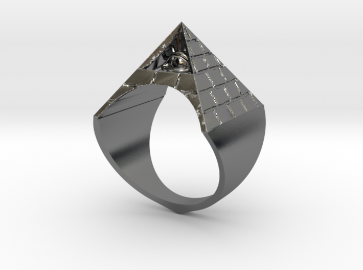 Illuminati Ring 3d printed