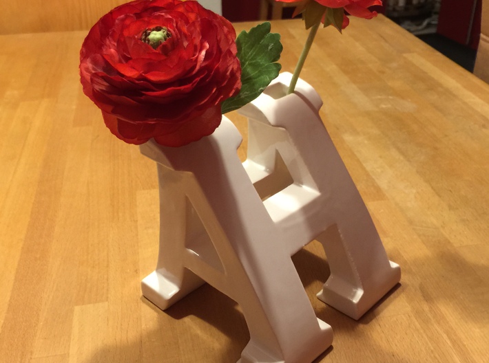 Vase H and A 3d printed 