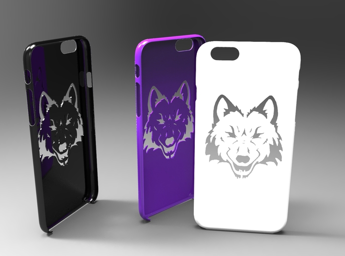 Iphone 6 wolf case 3d printed