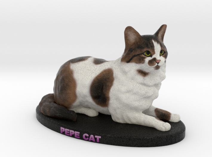 Custom Cat Figurine - Pepe Cat 3d printed