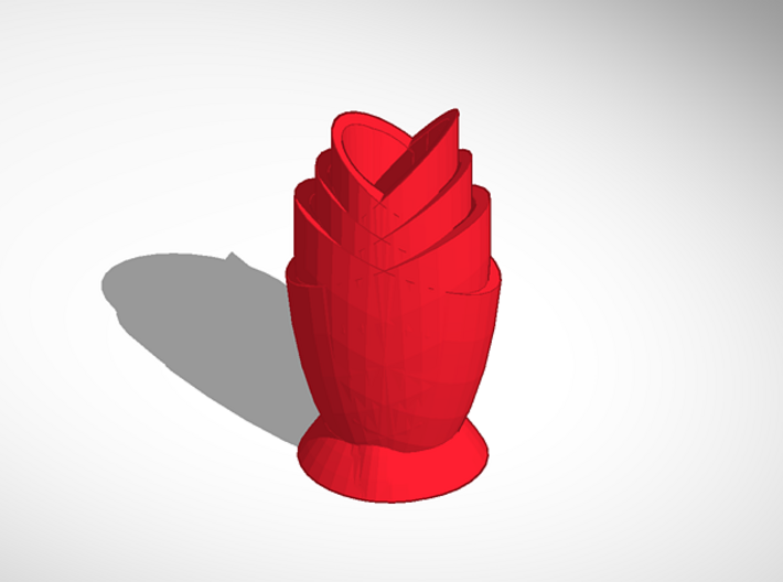 Tulip Vase 3d printed 