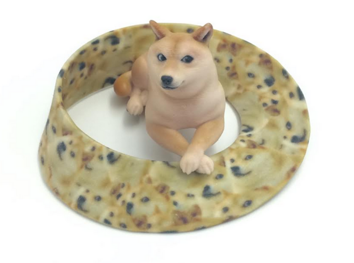 Dogeius (Doge Mobius Strip) 3d printed Doge not included