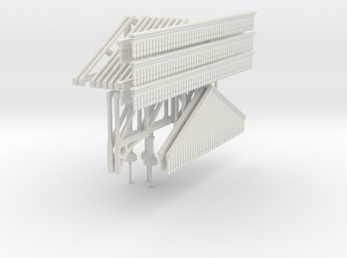 Platform Canopy 280mm long (without roof) 3d printed