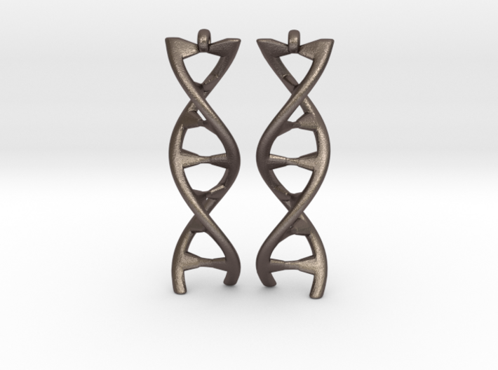 DNA Earring 3d printed