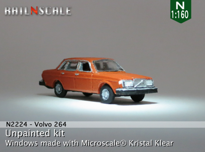 Volvo 264 GL (N 1:160) 3d printed