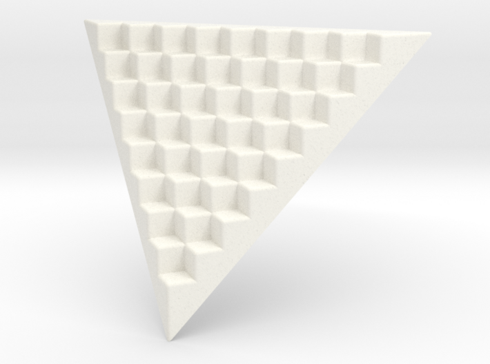 Pyramid Base for 12mm Dice (8 per edge) 3d printed
