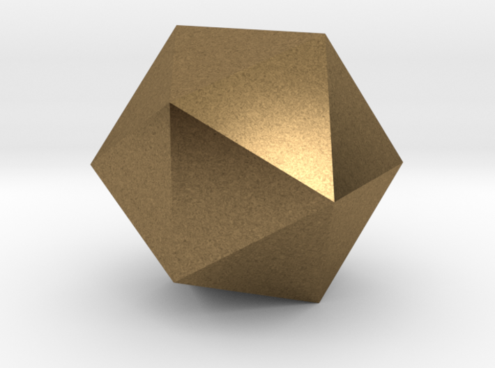 Icosahedron 3d printed