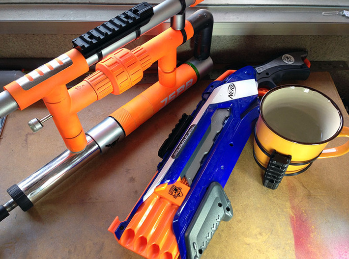 JSPB AttachAnyting-M（NERF MOD） 3d printed Add a caption...