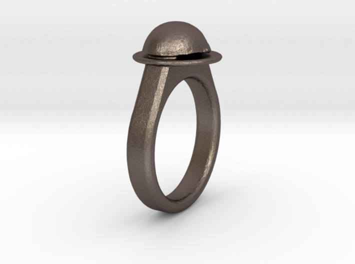 Ladybird Ring (18/8) 3d printed