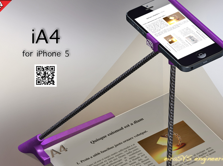 iA4 for iPhone 5 3d printed