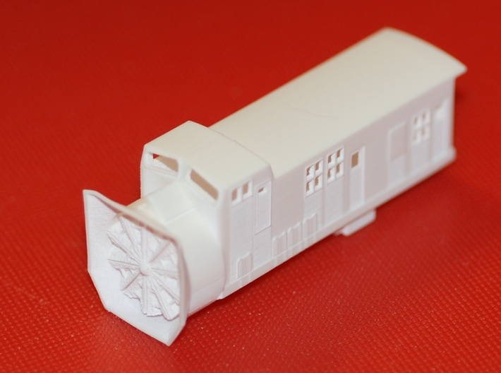 Railroad Snow Plow - Zscale 3d printed 