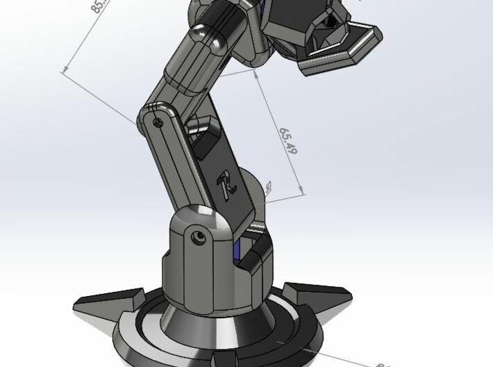 Desktop Robotic Arm 3d printed 