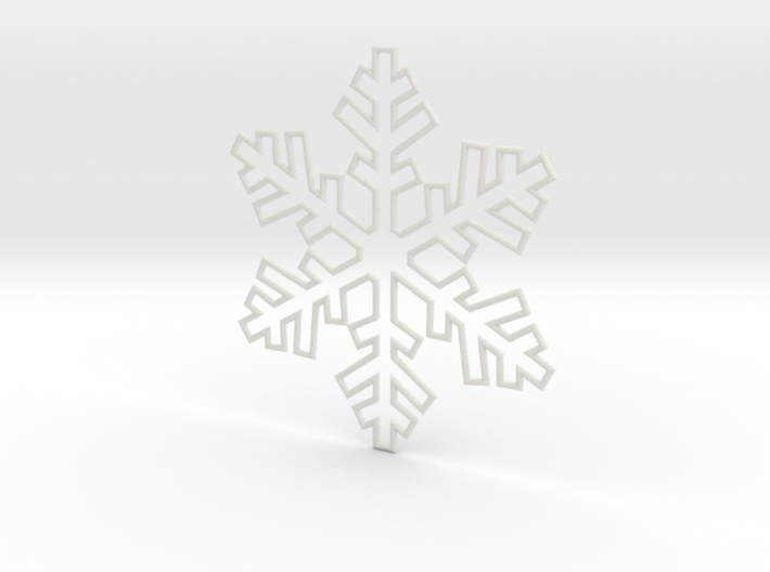 Snowflake Pendant 3 3d printed