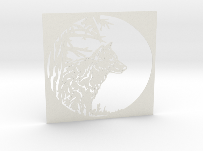 Grey Wolf 3d printed