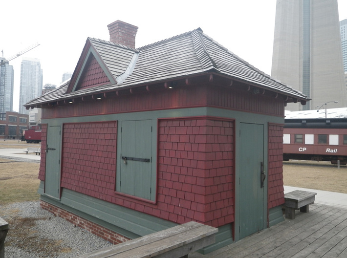 CNR - Signal Box tool Shed (HO Scale) 3d printed Actual Structure Reference