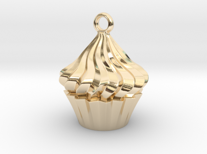 Cupcake Pendant 3d printed