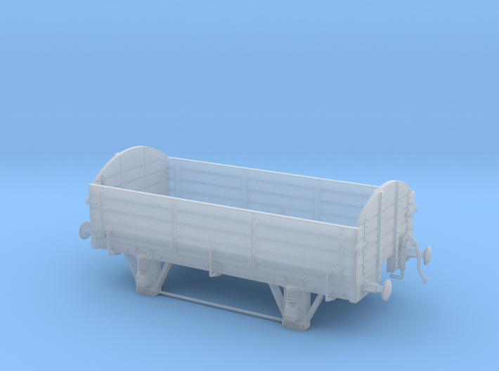 Old-timer freight gondola HO-OO scale 3d printed