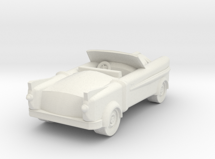 Lancer Car for 28/30mm wargaming retrofuturistic 3d printed