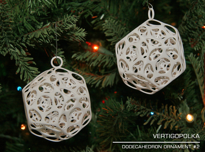 Dodecahedron Ornament 2 3d printed