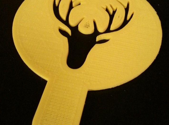 Deer - coffe plate (shape) - decoration 3d printed 