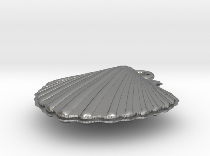 Scallop Earring Small 3d printed