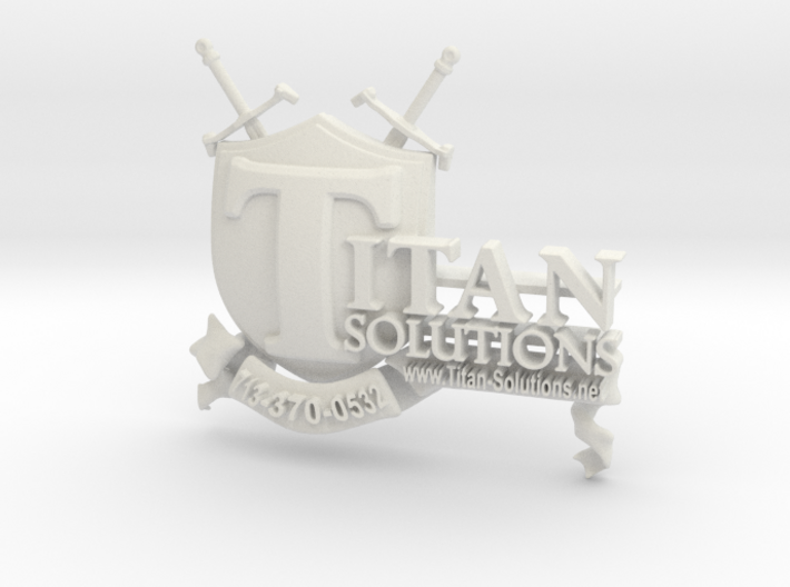 Titan Solutions Emblem 3d printed