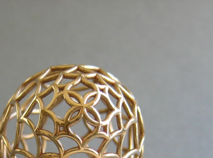 Filigree Egg - 3D Printed in Metal for Easter 3d printed Collectible Easter Egg
