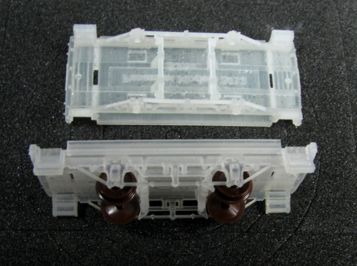 R25a 2 New N Chassis for Arnold Bobber Caboose x2 3d printed 