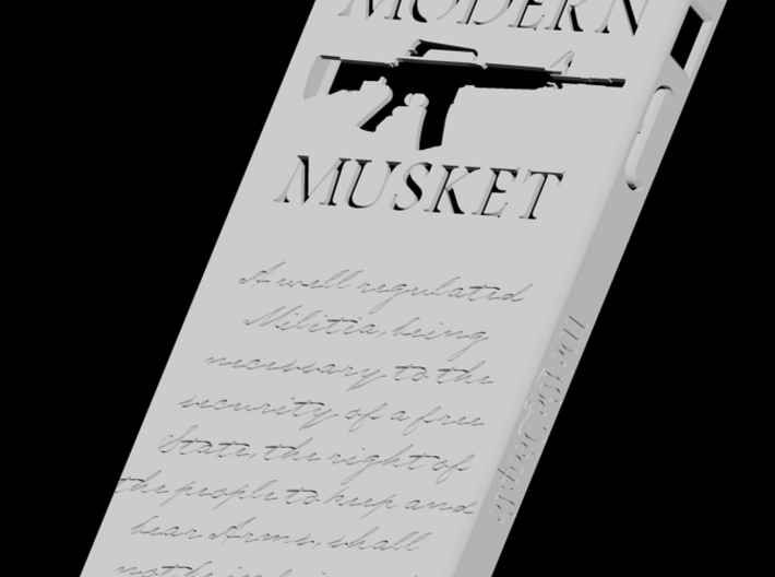 Modern Musket iPhone 5 Case 3d printed