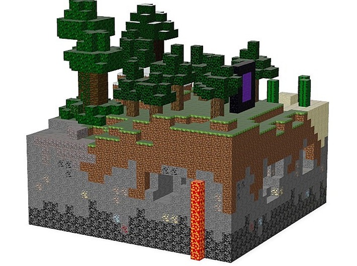 Minecraft Earth Cube World (DCGZ8EESC) by edrummie