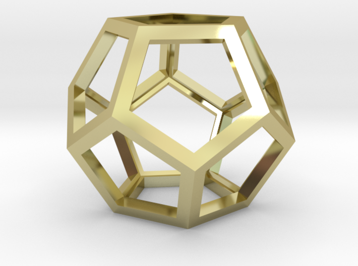 Dodecahedron 1.75&quot; 3d printed