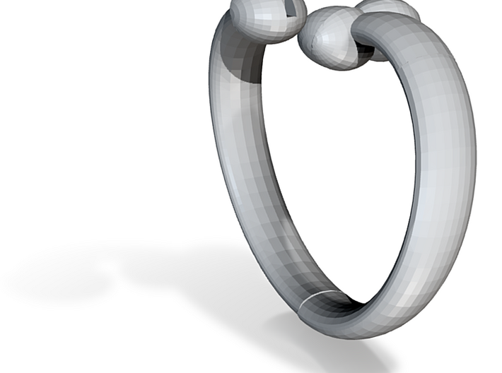 The D Ring - Sz.5 3d printed