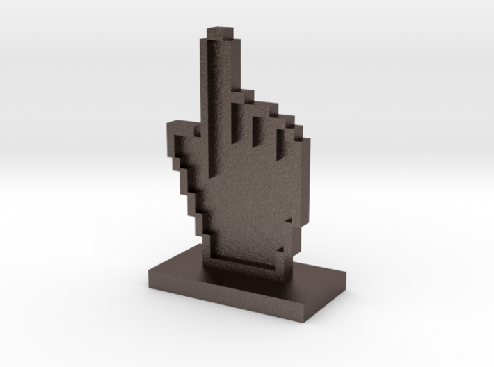 Mouse Hand Icon 3d printed