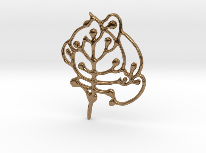 Neolithic 'Tree Of Life' Pendant 3d printed