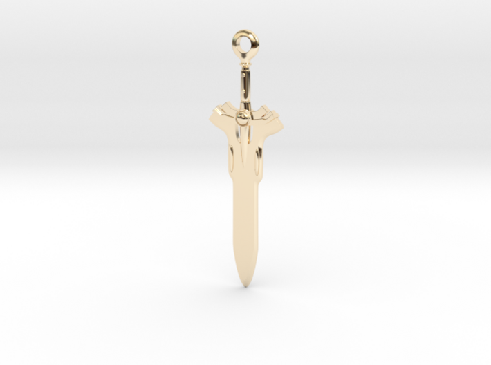 Eternal Sword Pendant 3d printed