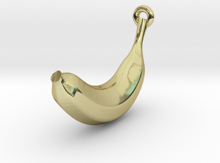 Banana Pendant 3d printed