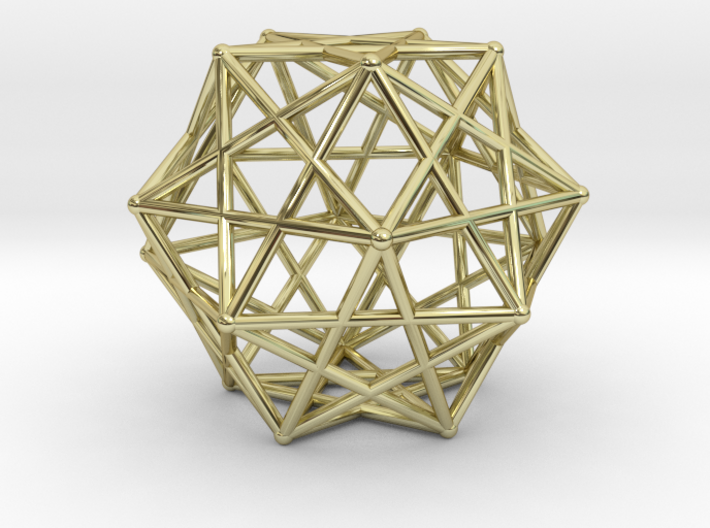 Star Cage 35mm Dodecahedral Sacred Geometry 3d printed