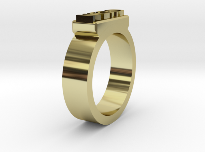 Nerd Ring Size 11 3d printed