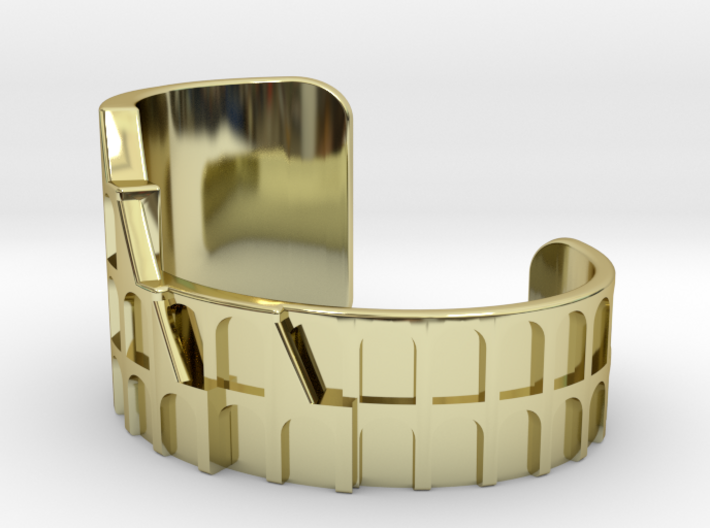 Colosseum Bracelet Size Extra Small (Metal Version 3d printed